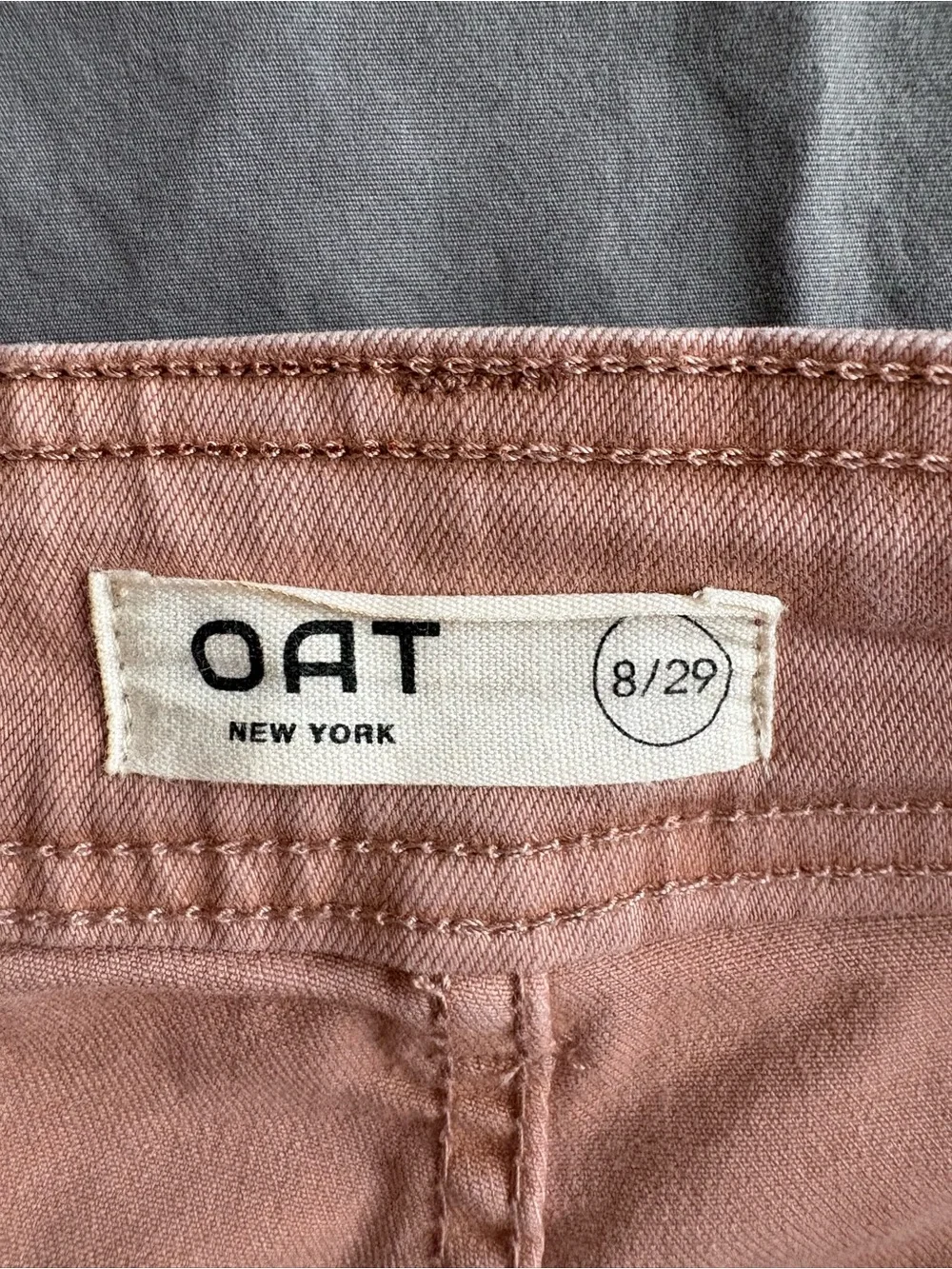 Oat New York Wide-Leg Pants in Dusty Rose - Picture 4 of 6
